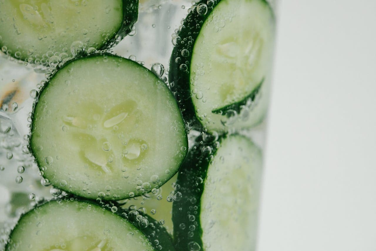 does cucumber water break a fast