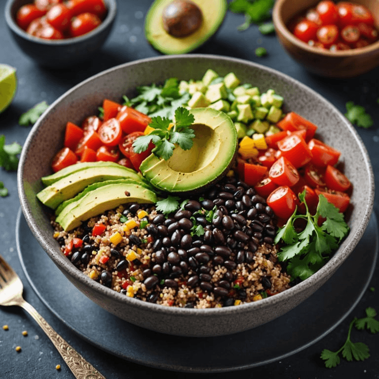 Quinoa Breakfast Burrito Bowl