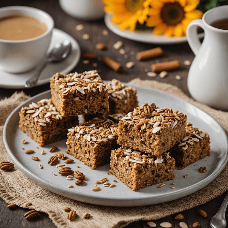 Spiced Carrot Cake Breakfast Bars