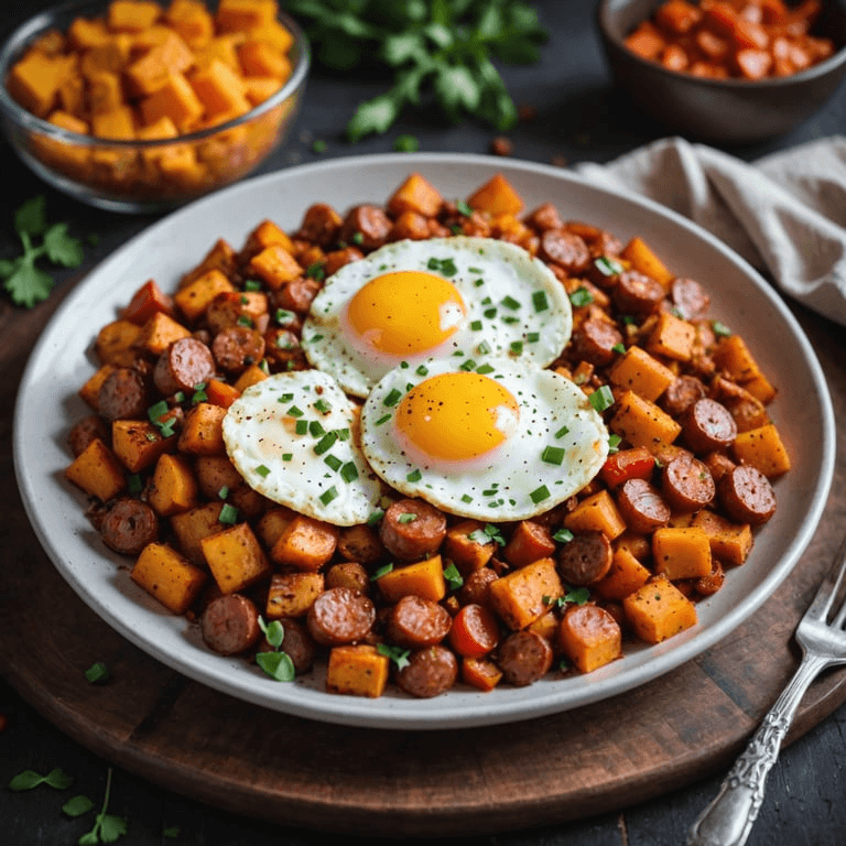 Spicy Chorizo Breakfast Hash calories and nutrition facts