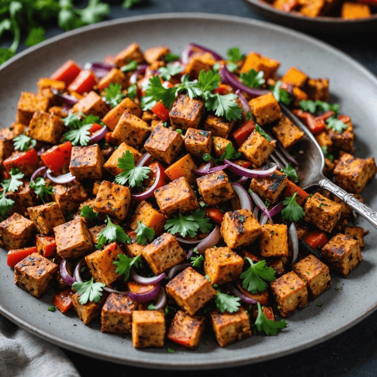 Smoky Tempeh Breakfast Hash calories and nutrition facts