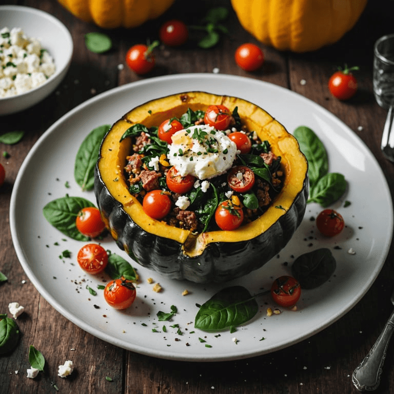 Breakfast Stuffed Acorn Squash