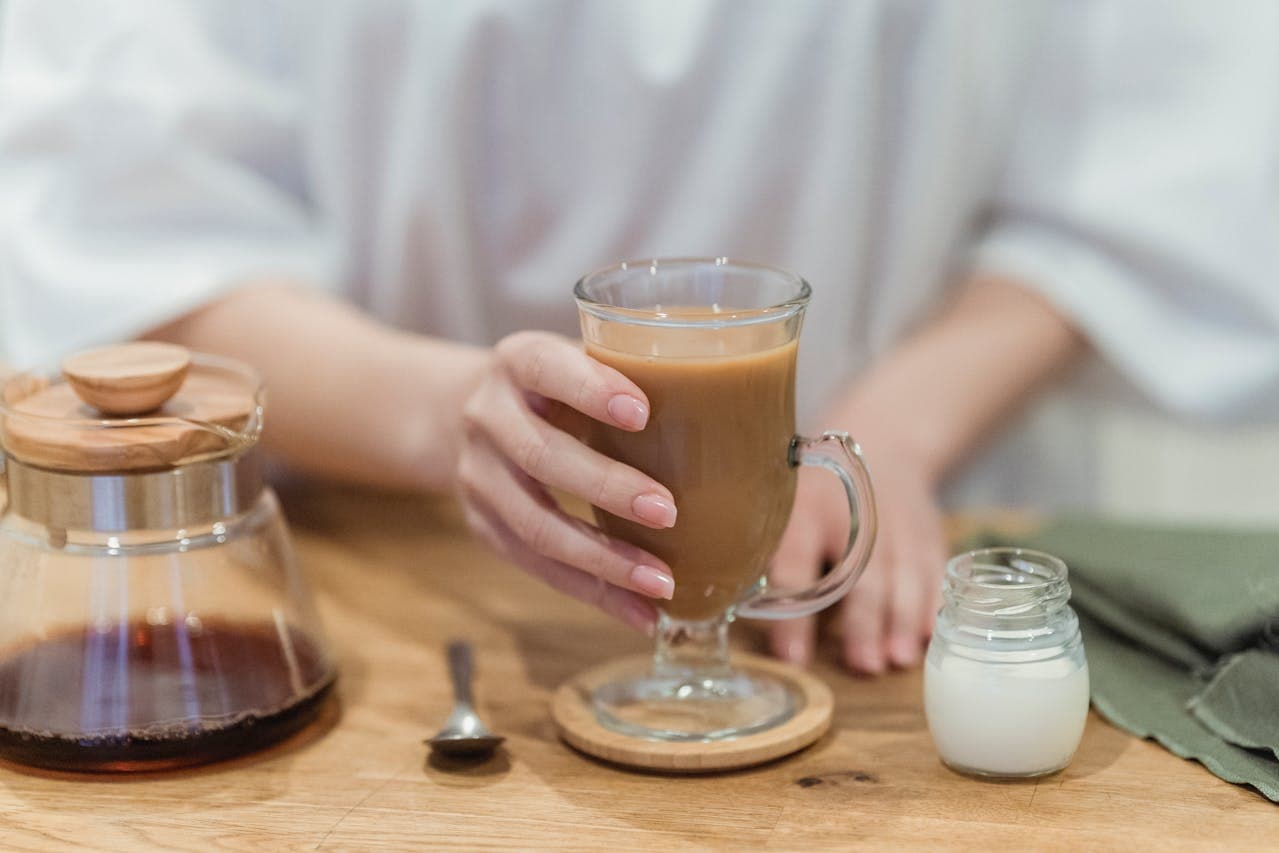 calories in a thimble of coffee creamer