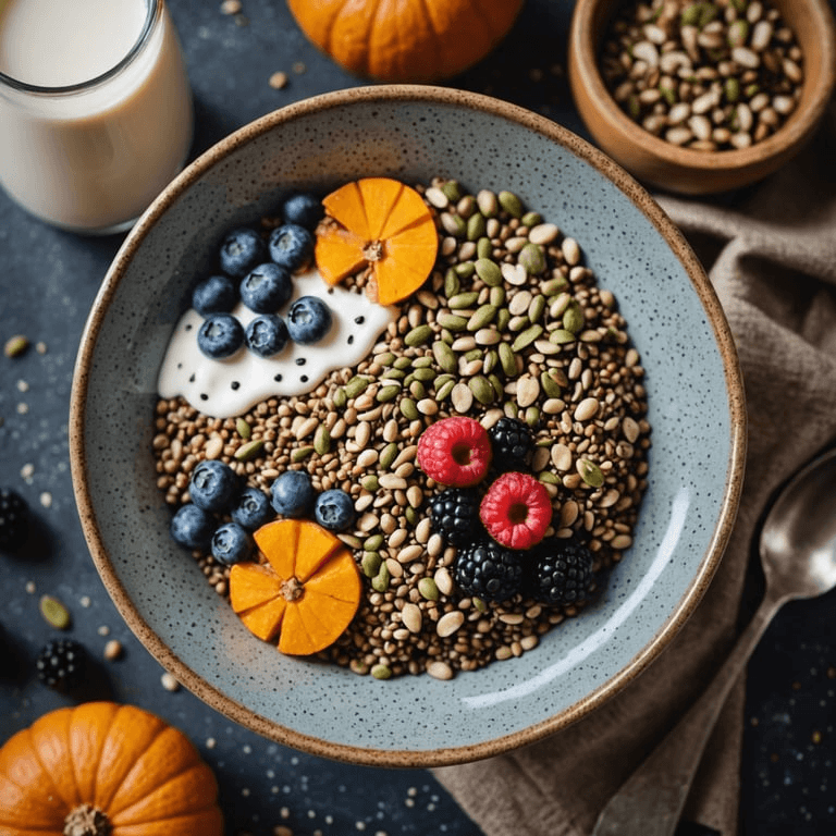 Buckwheat and Chia Breakfast Bowl calories and nutrition facts