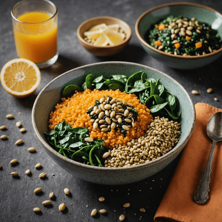 Millet and Lentil Breakfast Bowl