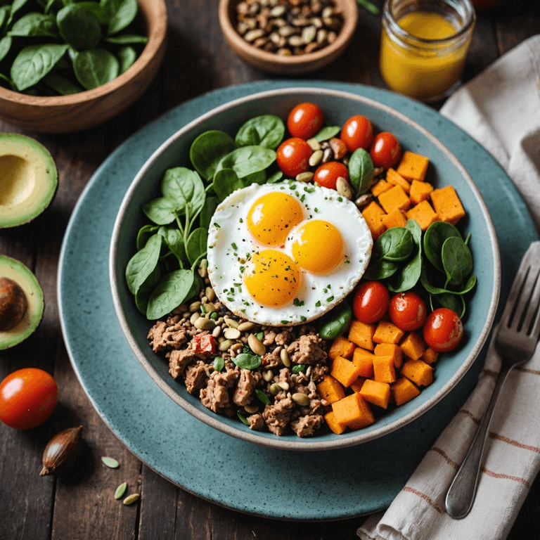 Caveman's Breakfast Bowl calories and nutrition facts