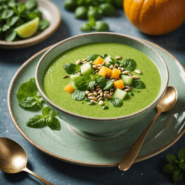 Alkaline Cucumber Melon Gazpacho