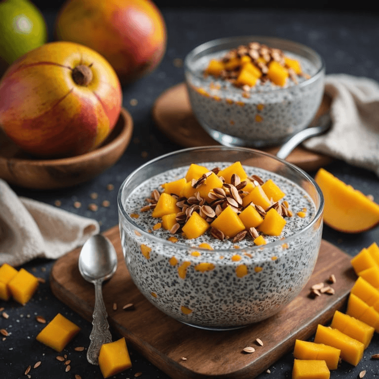 Coconut Mango Chia Pudding